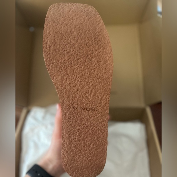 VINCE Mari Wedge Sandals in Tan - Picture 6 of 14